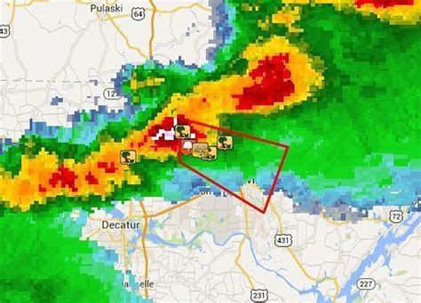 tornado warning madison al